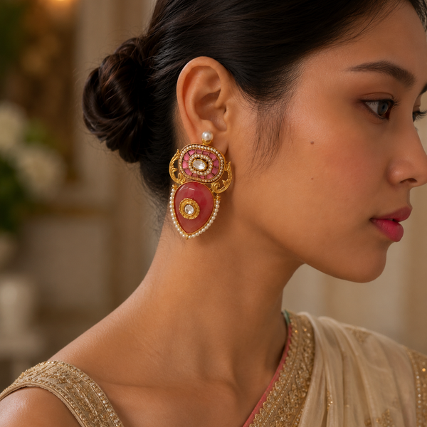 Ziva Stone Studs