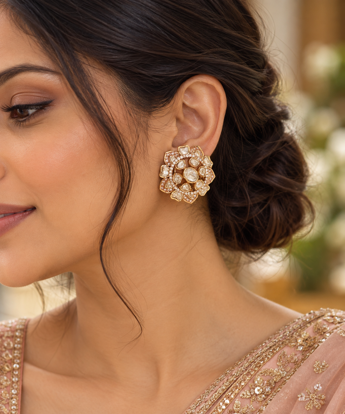 Dhruvi Floral Studs