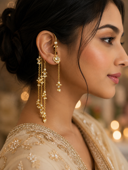 Aarunya Chain Earcuffs
