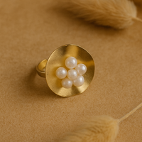 Pearl Floral Ring