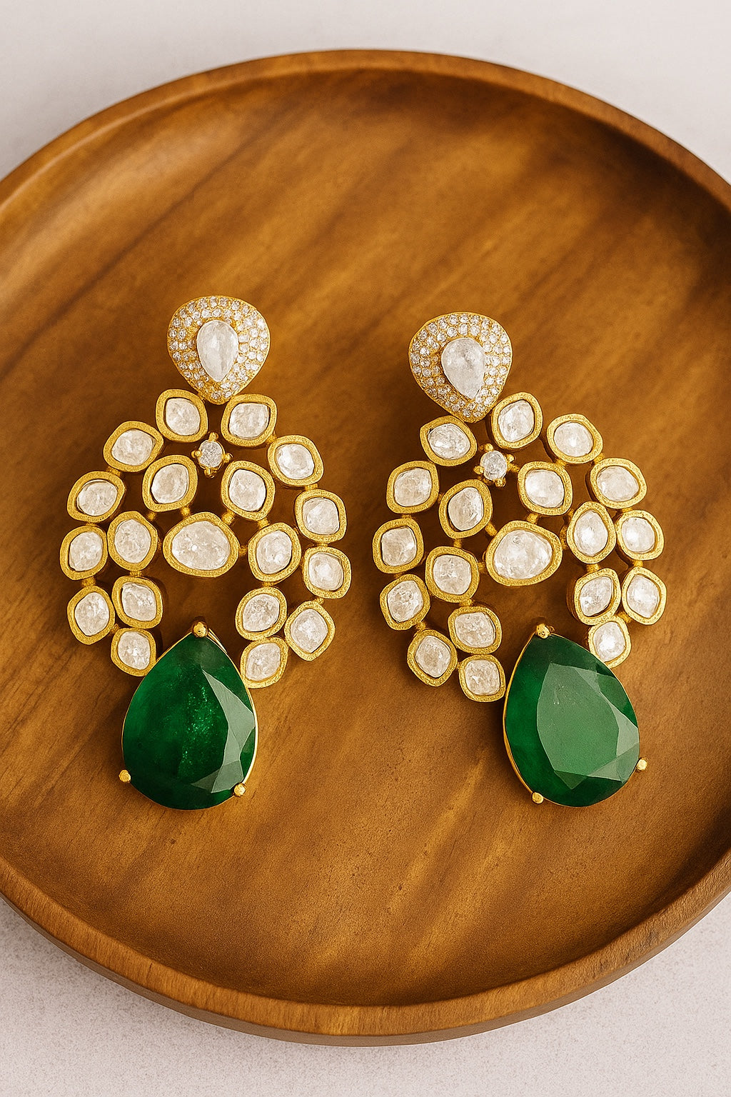 Mridula Moissanite Danglers