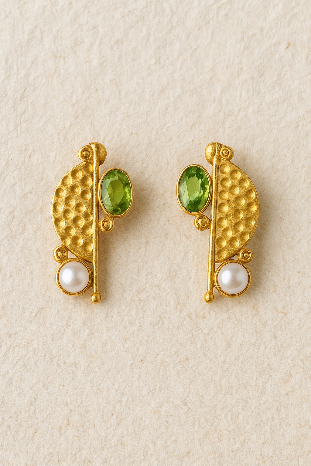 Gold Ira Crystal Studs