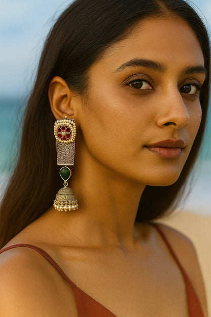 Aanya Chain Jhumkis