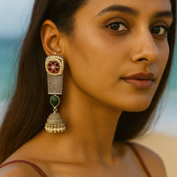 Aanya Chain Jhumkis