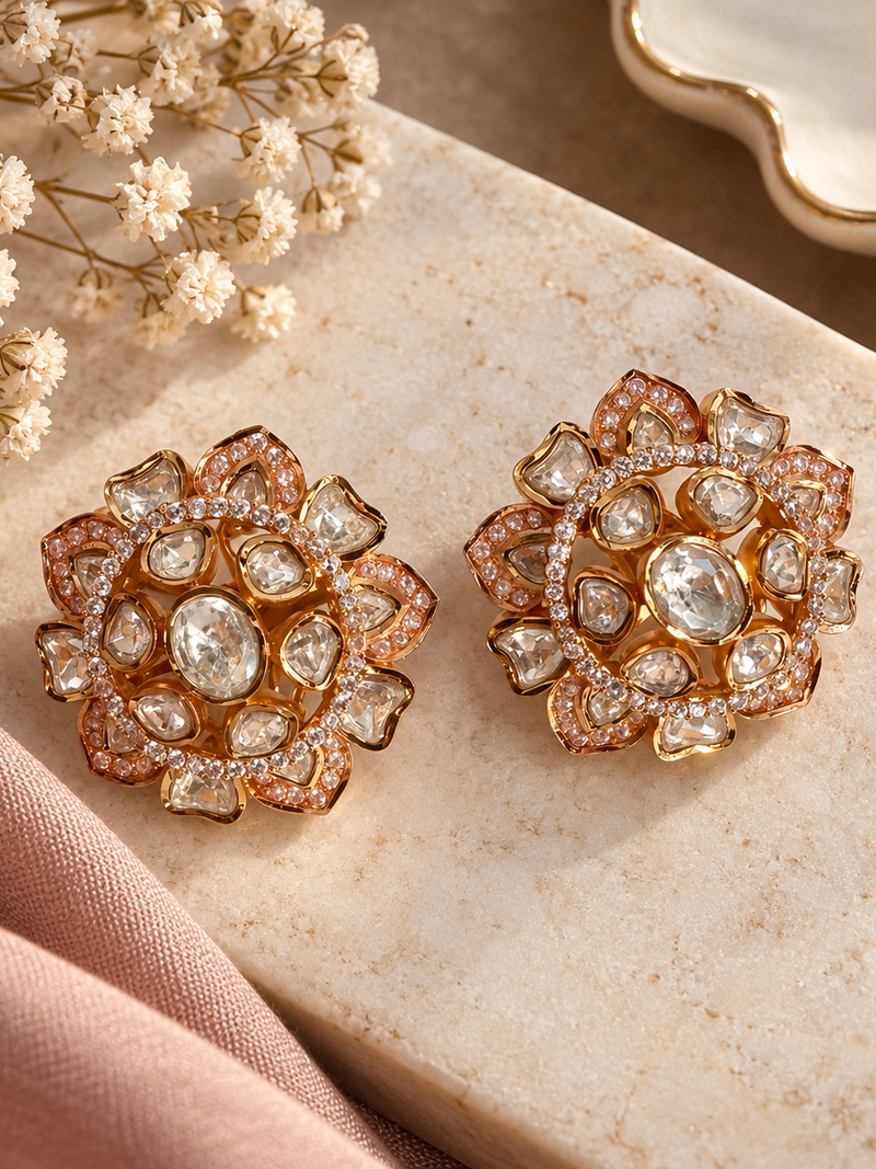 Dhruvi Floral Studs