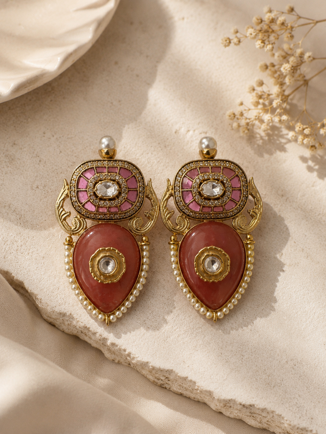 Ziva Stone Studs