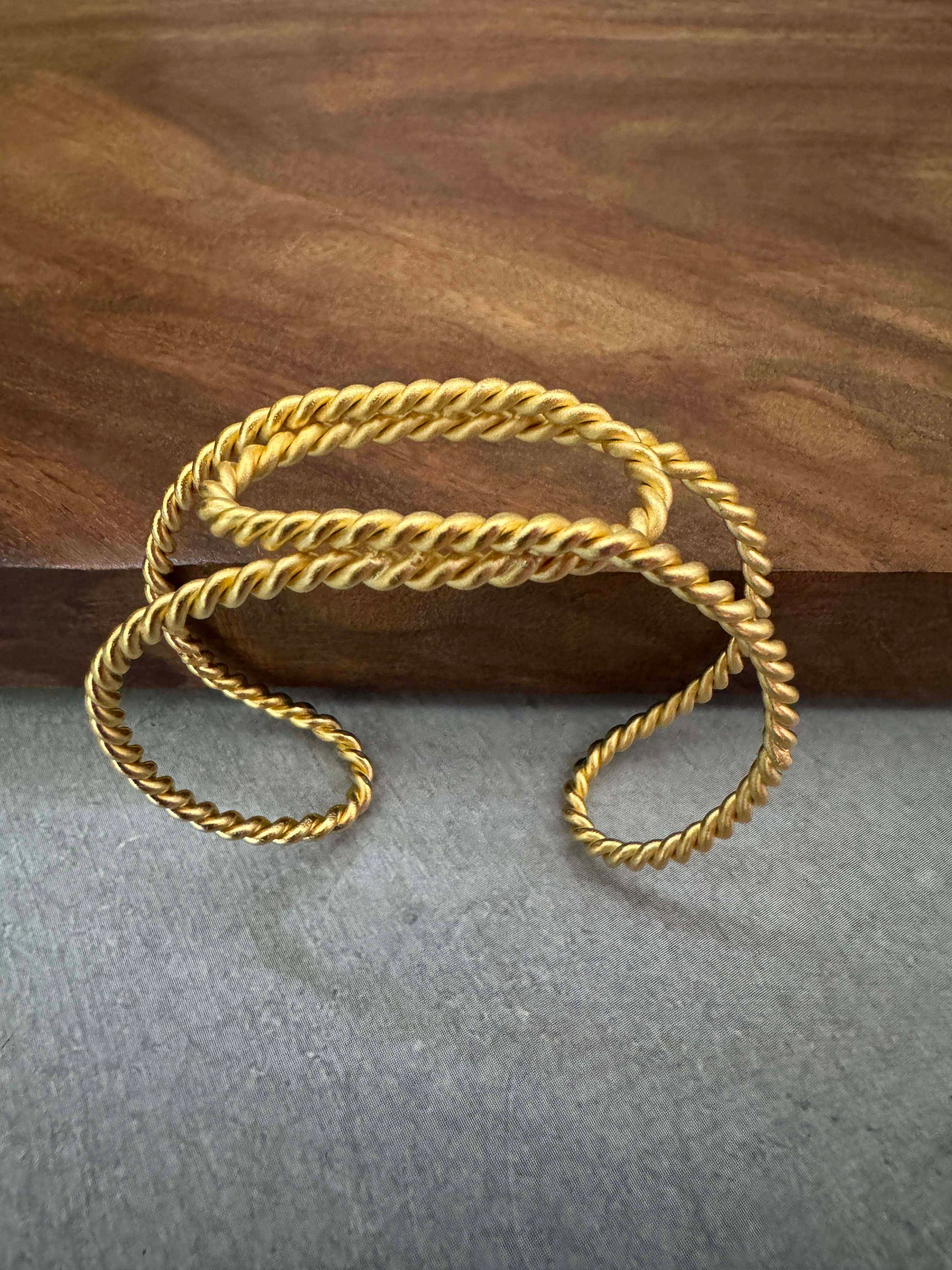 Textured Double Line Bracelet