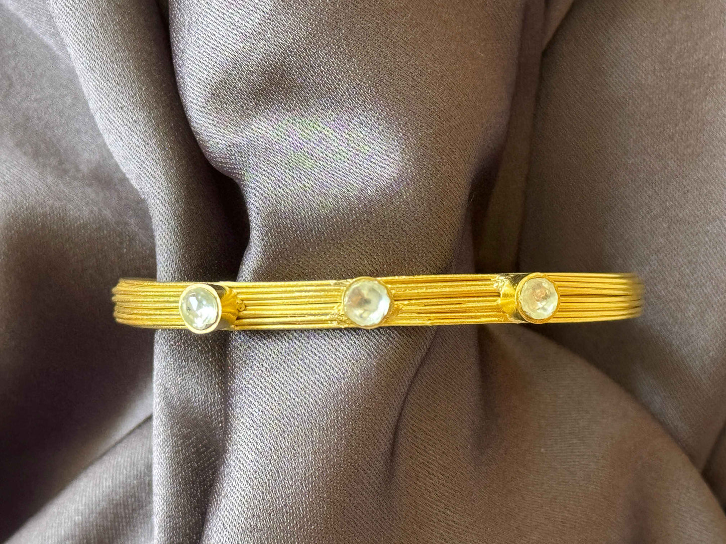 Textured Stone Bracelet