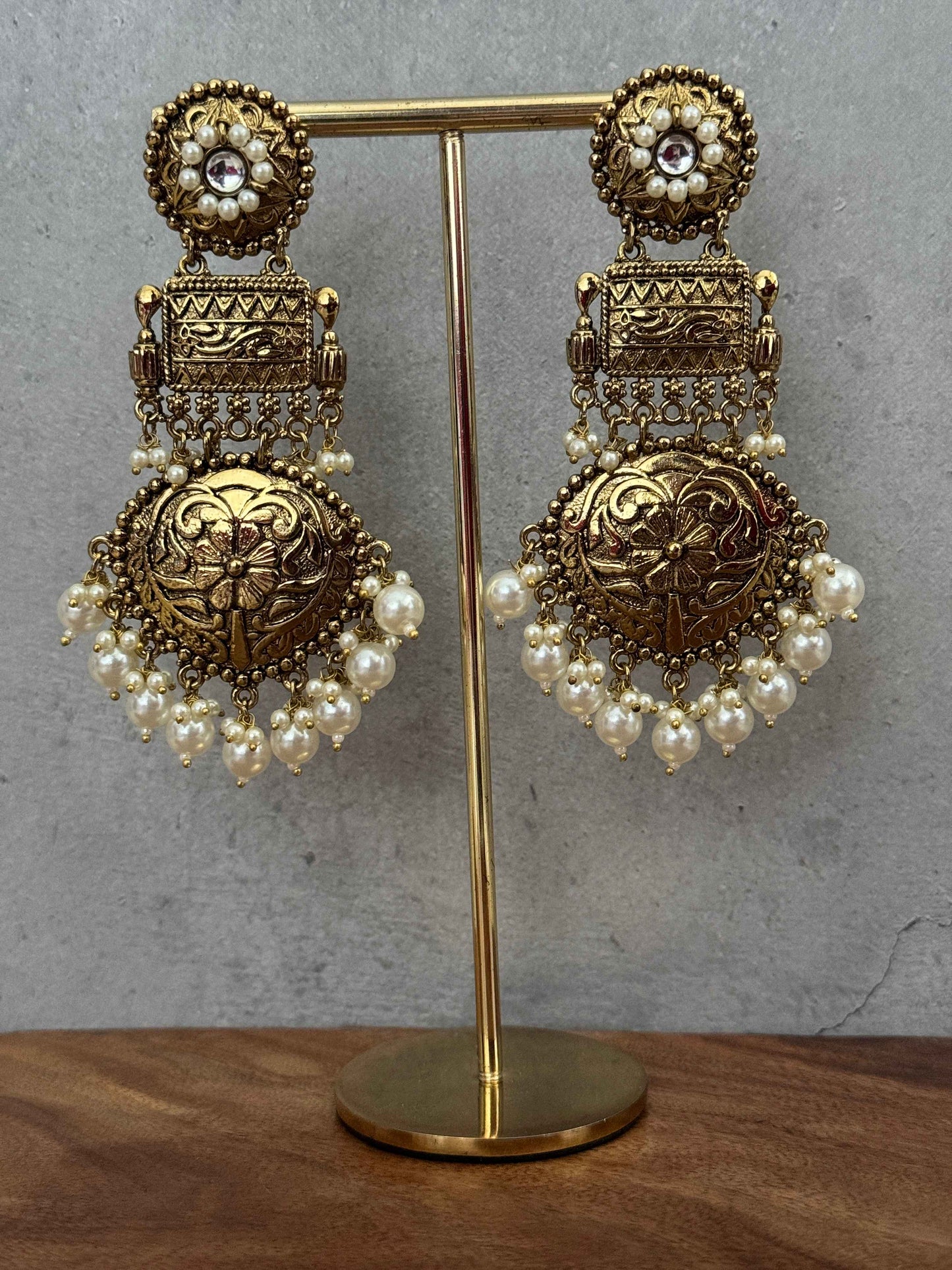 Gold Antique Earrings