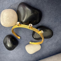 Textured Stone Bracelet