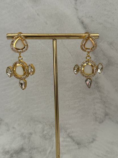 Ivory Stone Danglers