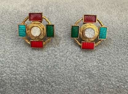 Multicolor Mini Studs