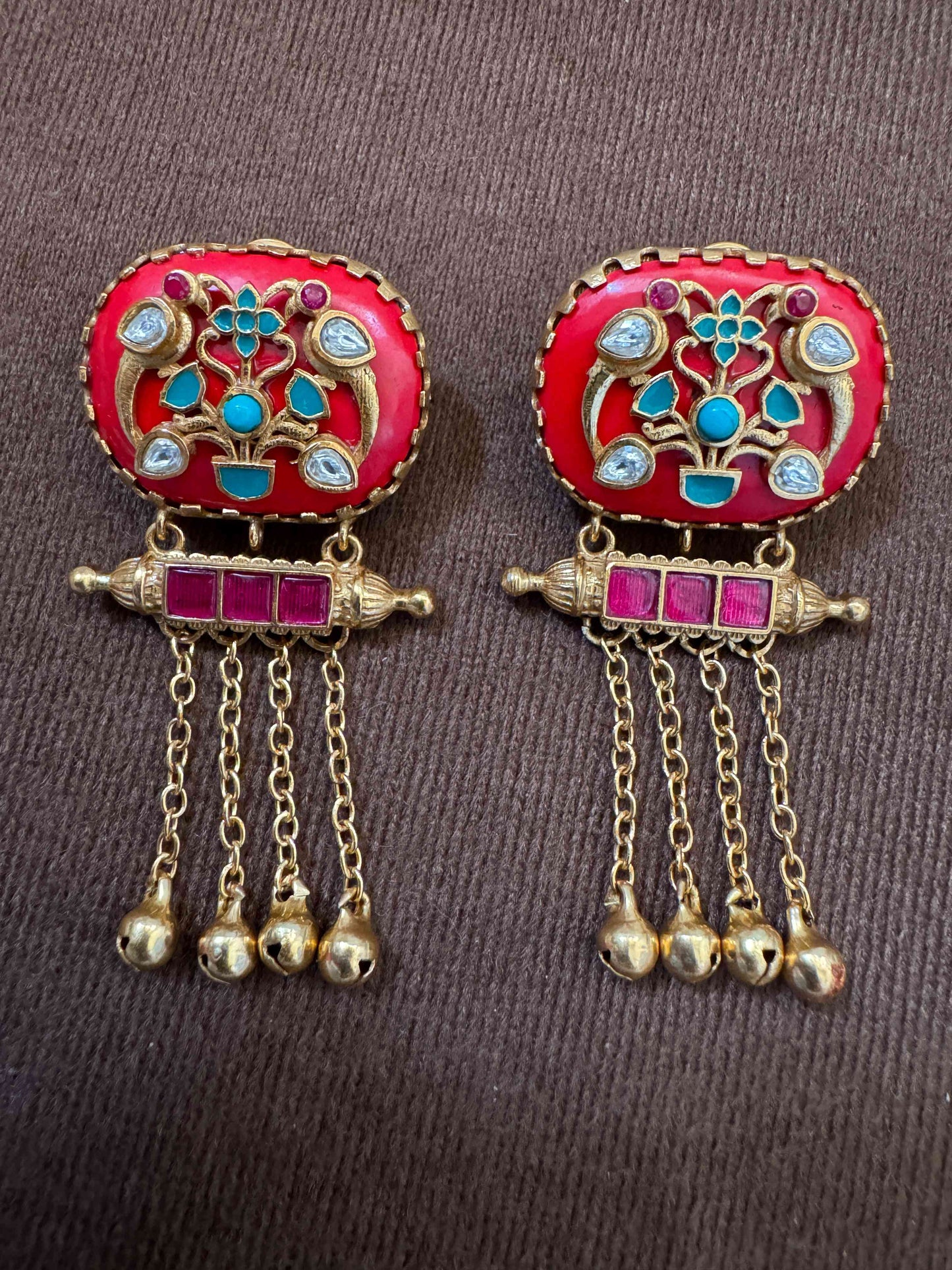 Ruby Rajwadi Danglers