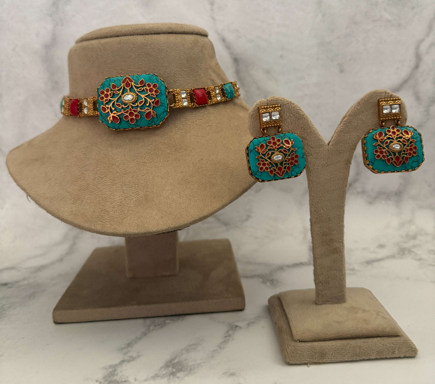 Firoza Amisha Choker Set
