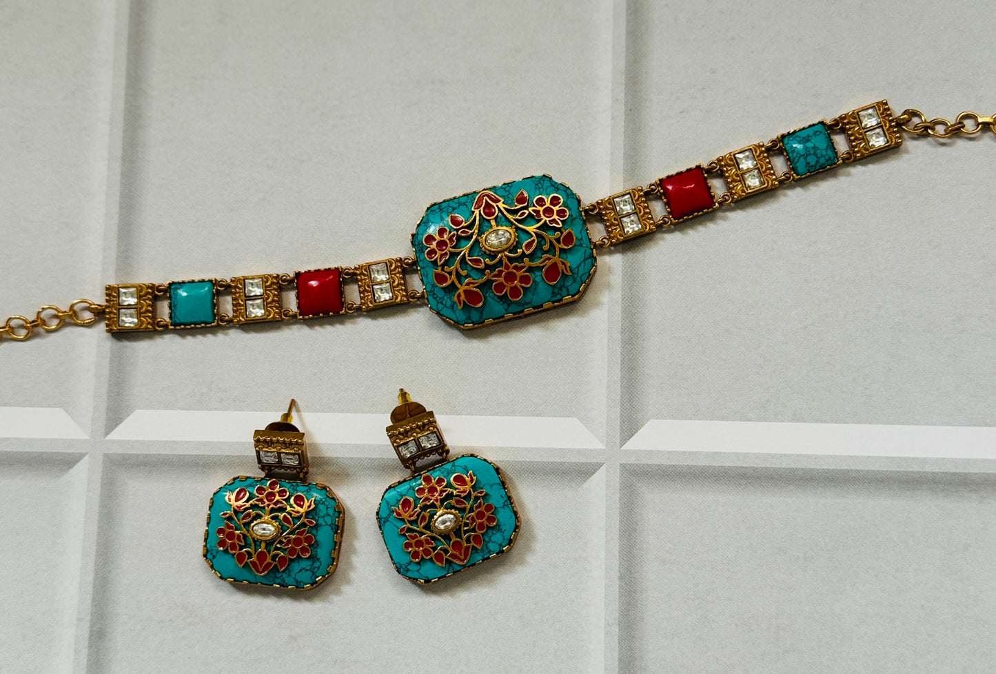 Firoza Amisha Choker Set