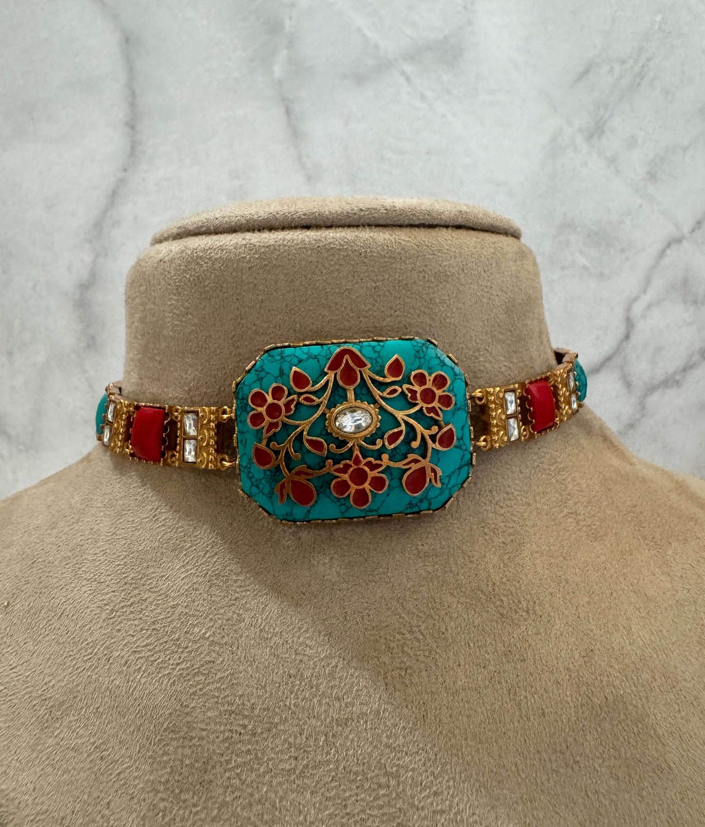 Firoza Amisha Choker Set