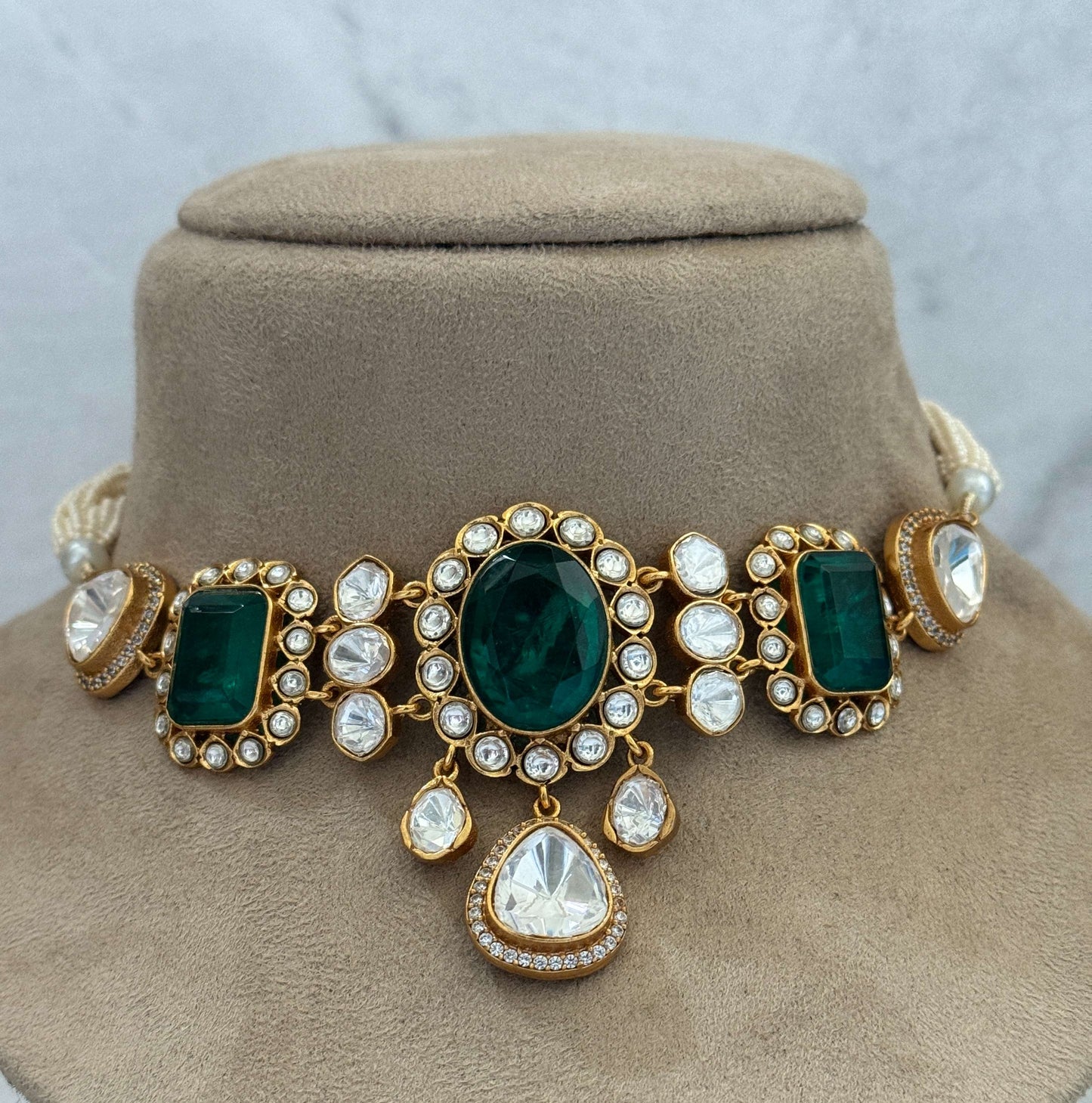 Green Shriya Choker Set