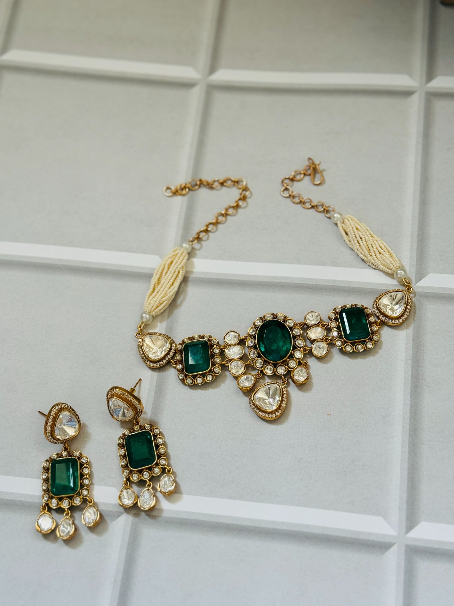 Green Shriya Choker Set