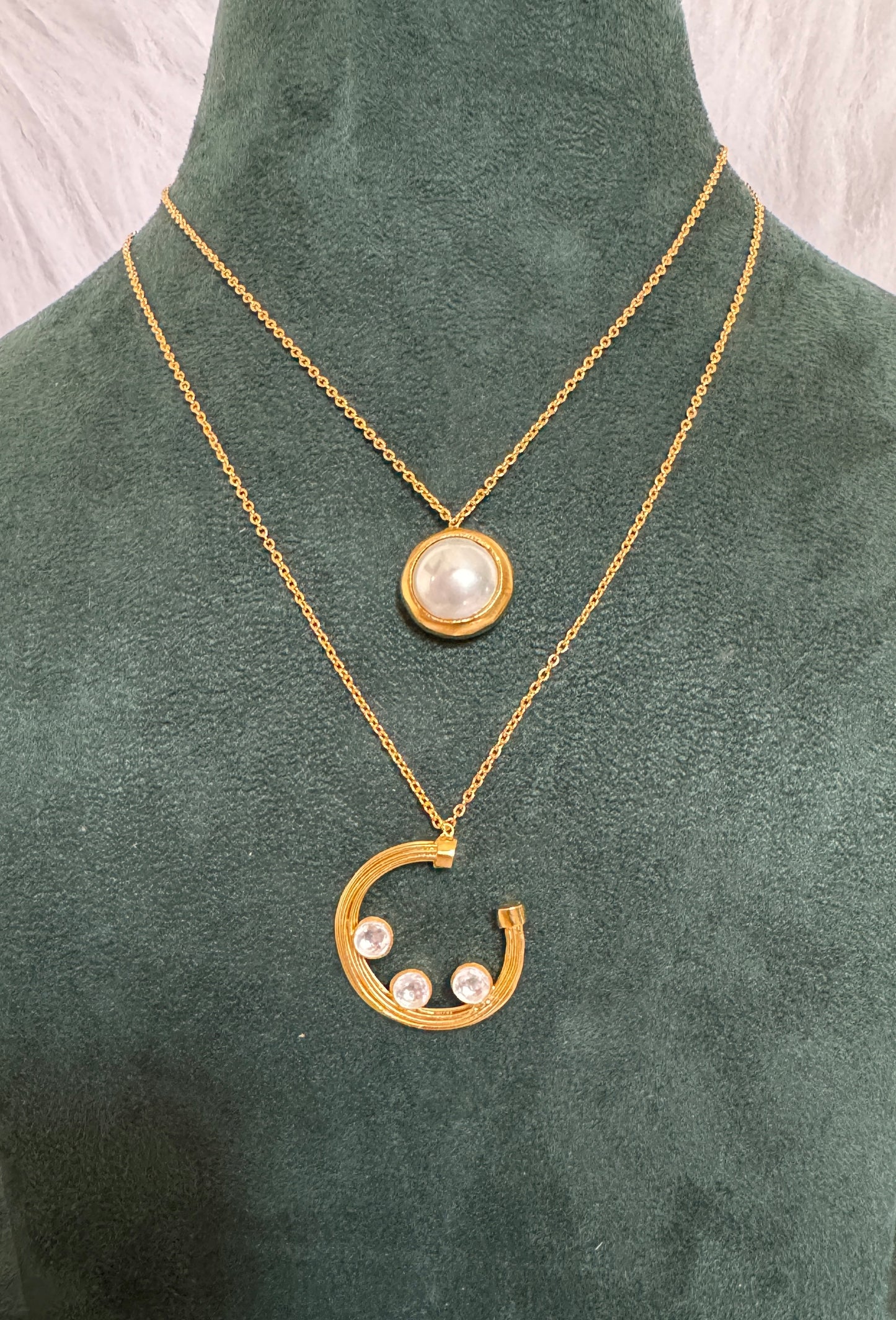 Double Layer Stone Chain