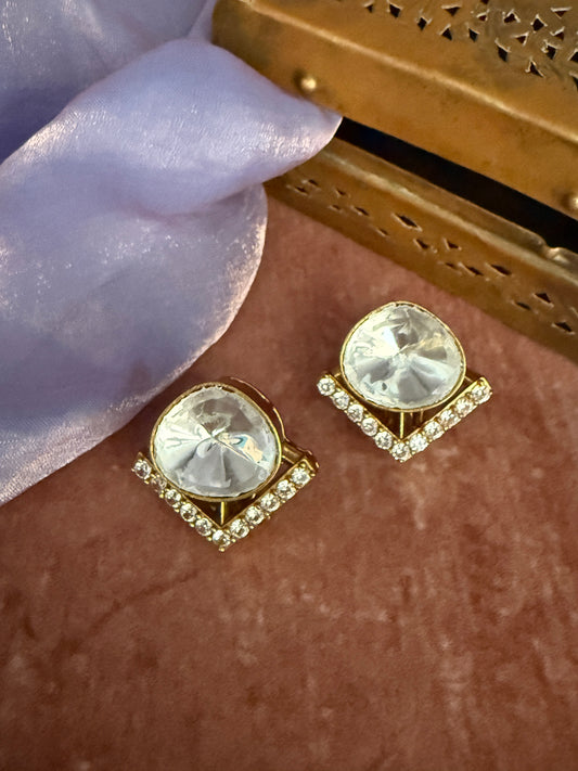 Moissanite Diamond Studs