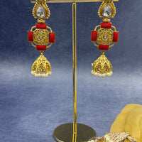 Ruby Long Jhumkis