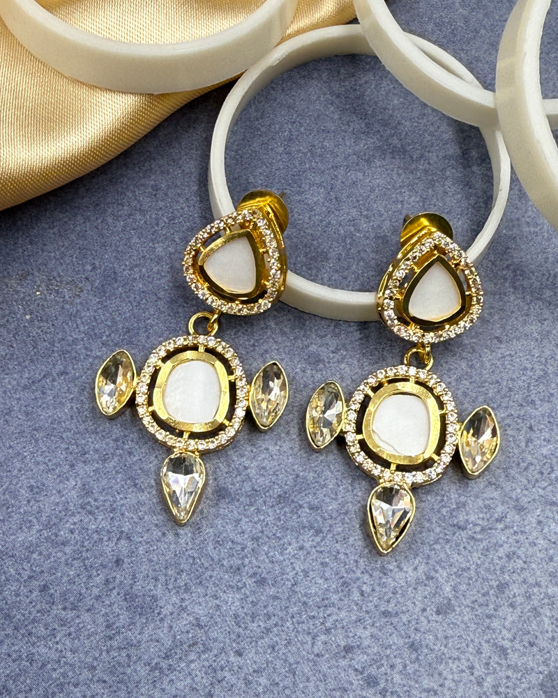 Ivory Stone Danglers