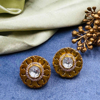 Moissanite Cutwork Studs