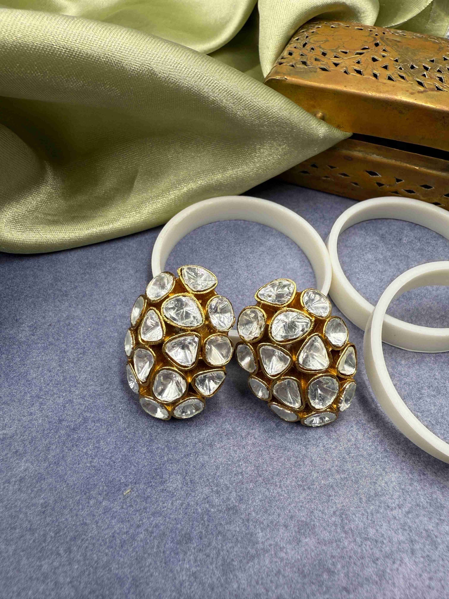 Oval Moissanite Studs