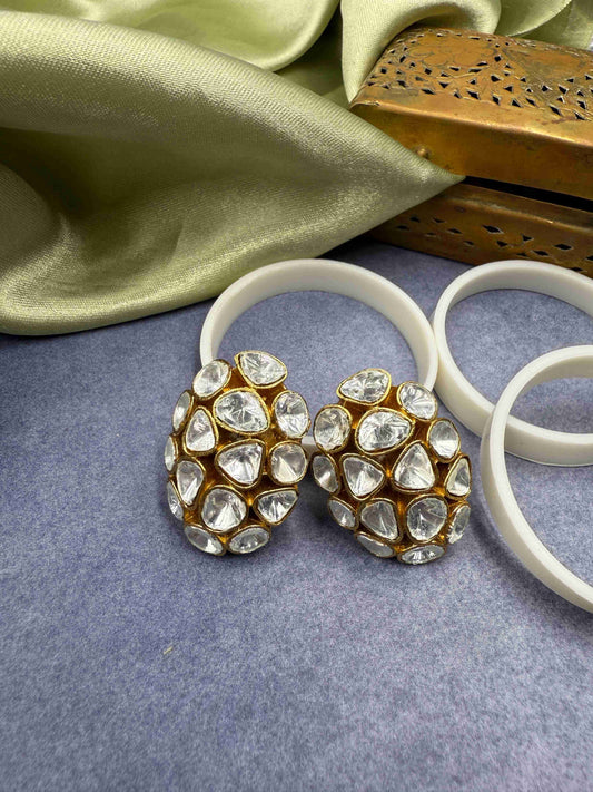 Oval Moissanite Studs