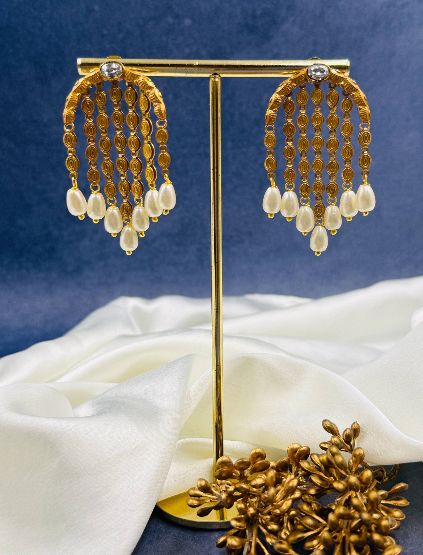 Pearl Tassel Danglers