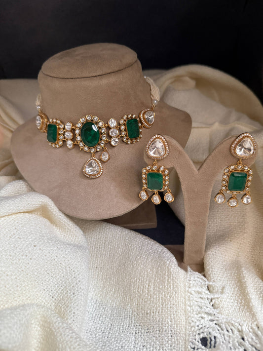 Green Shriya Choker Set
