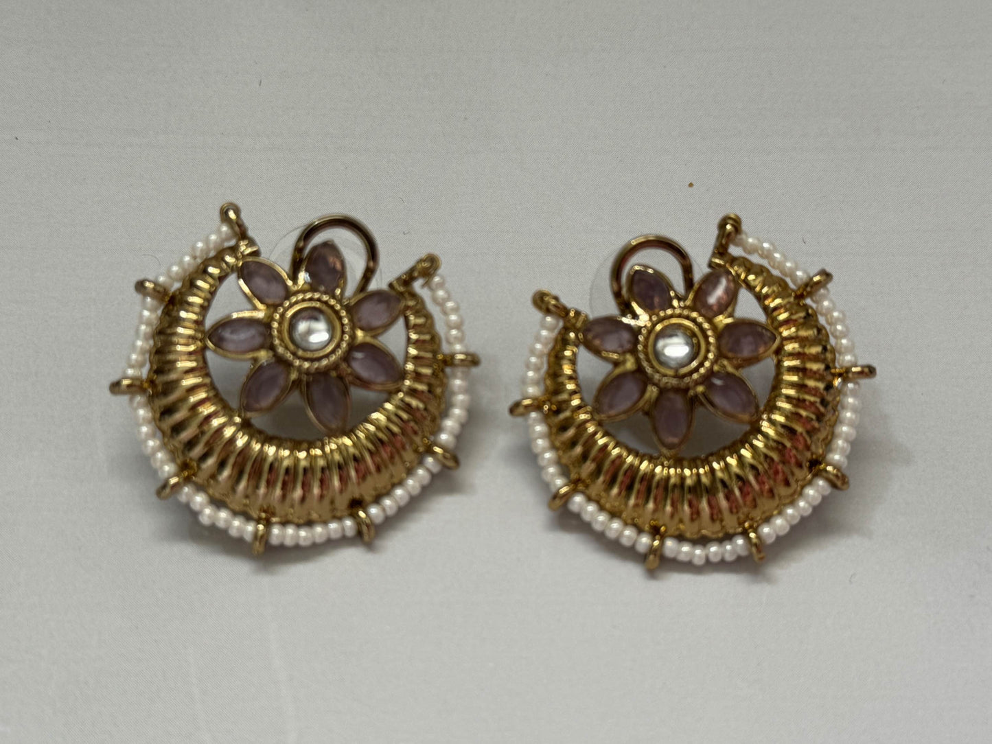 Pastel Chaand Floral Studs