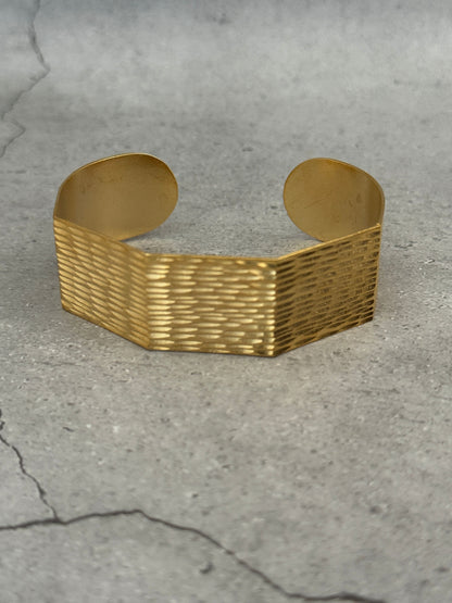 Hexagon Textured Bracelet