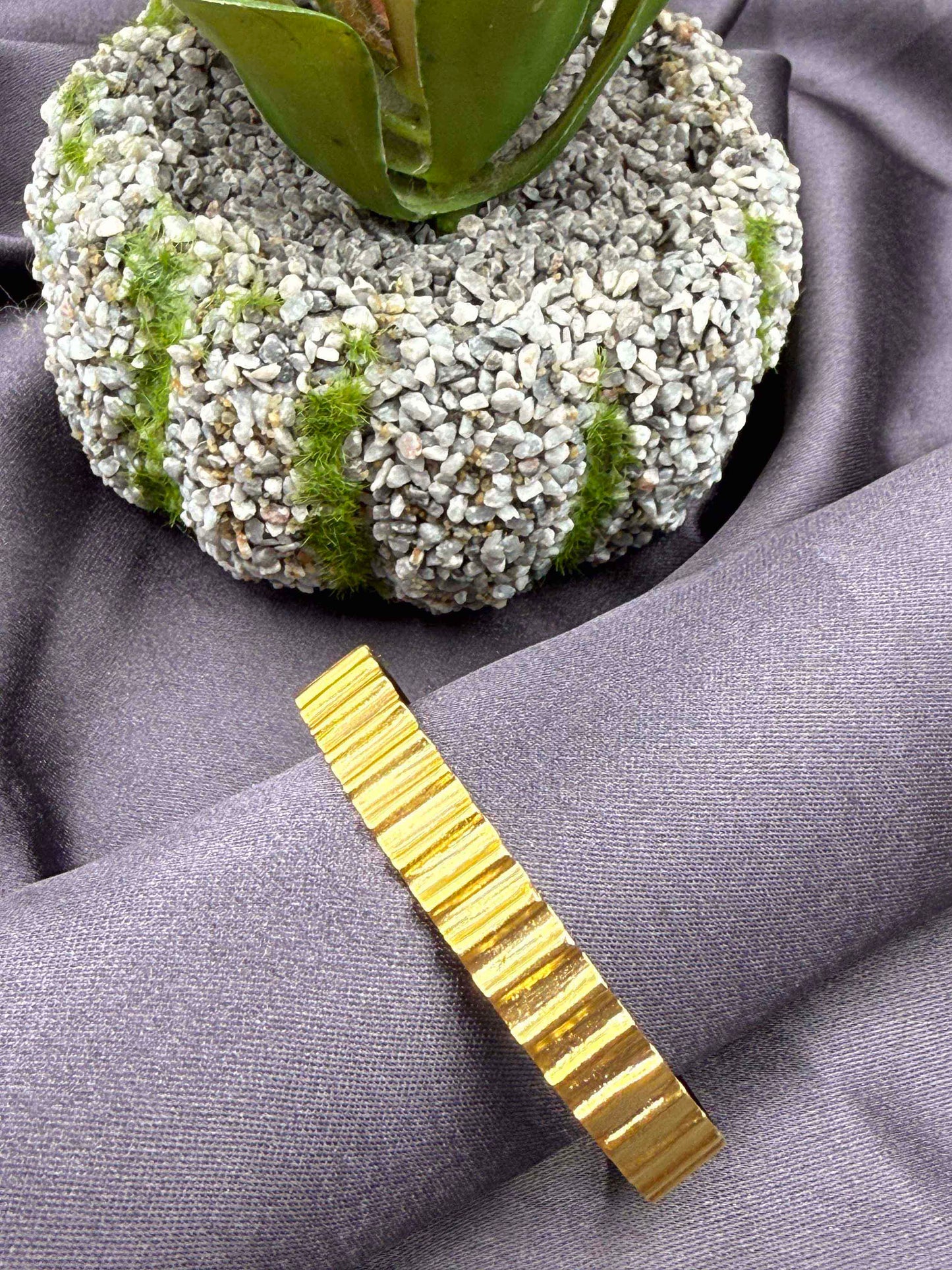 Textured Plate Bracelet