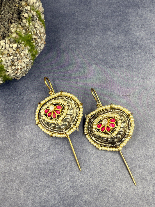 Red Heer Earcuffs