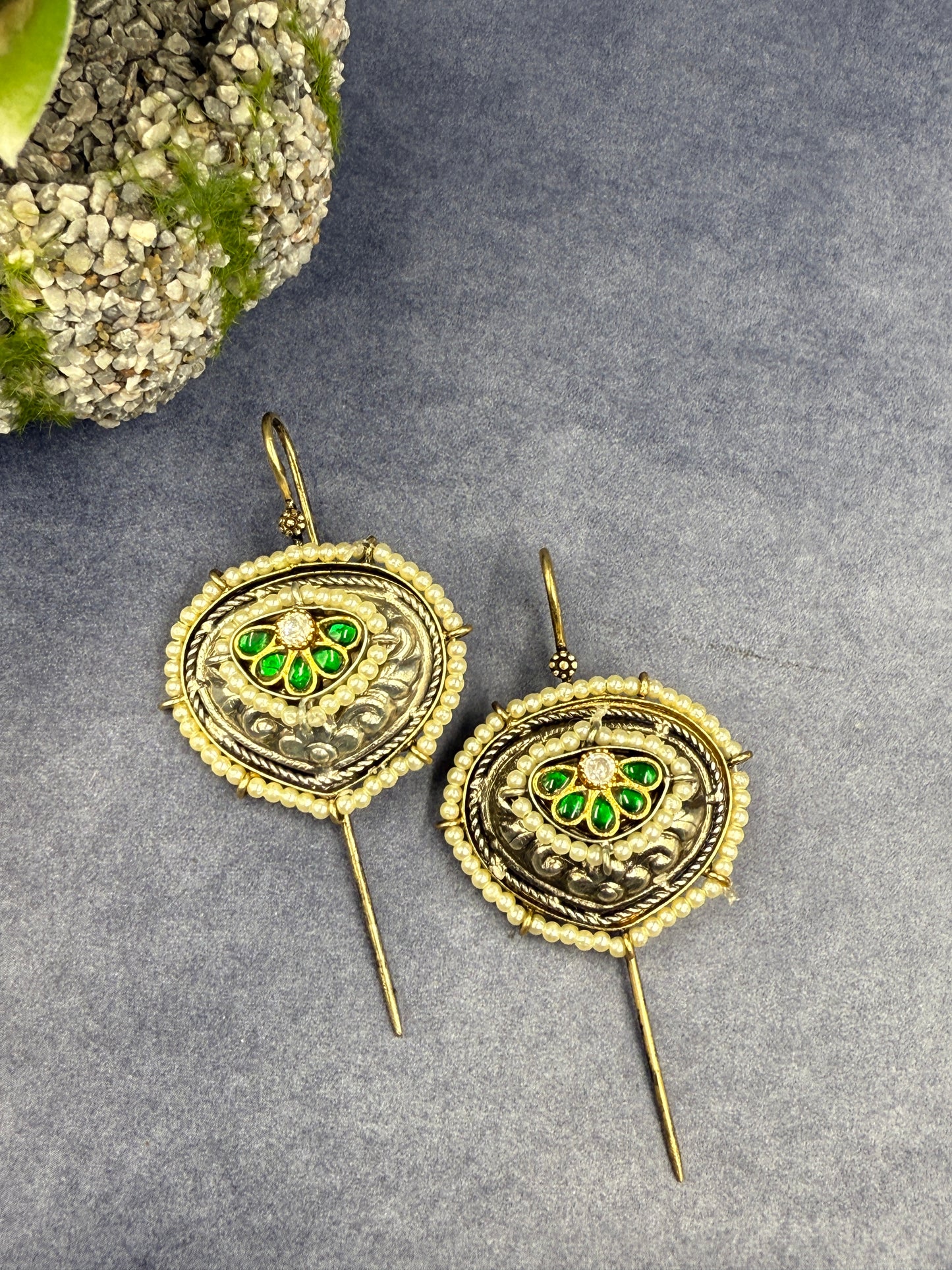 Green Heer Earcuffs