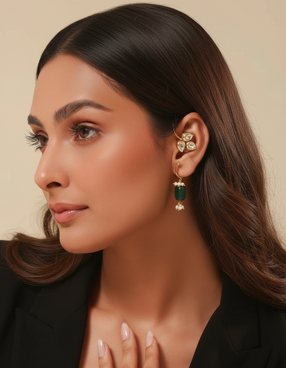 Roshni Kundan Earcuffs