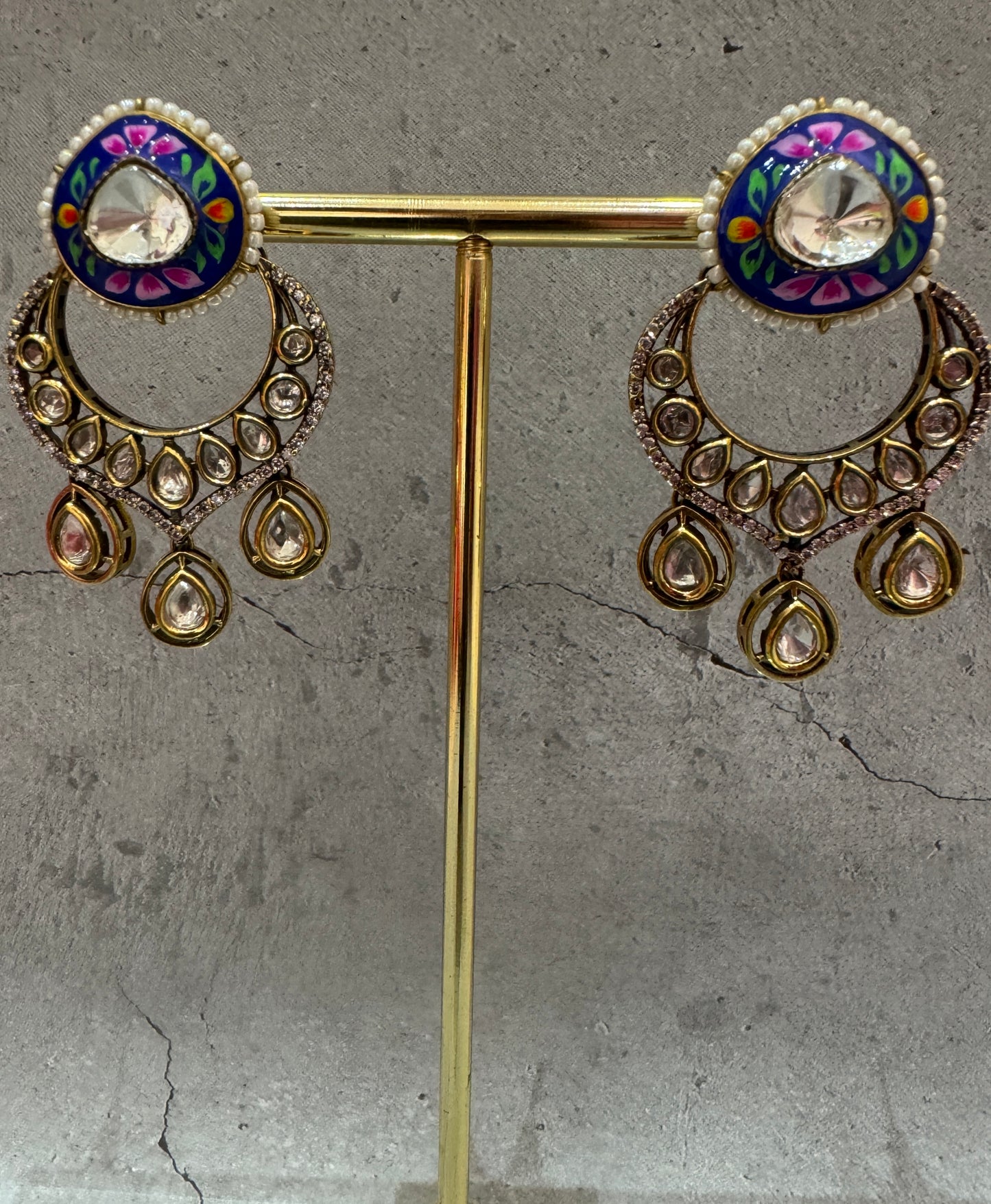 Meenakari Chaandbali