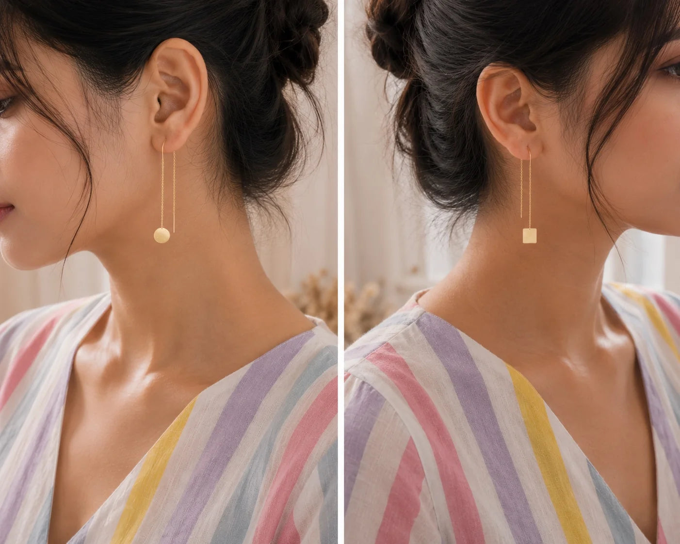 RoundSquare Earrings