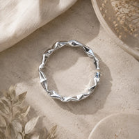 Silver Twisted Kada