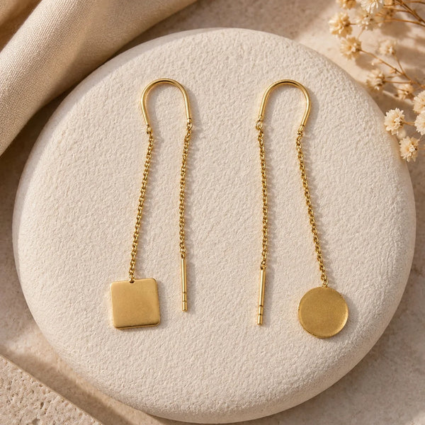 RoundSquare Earrings